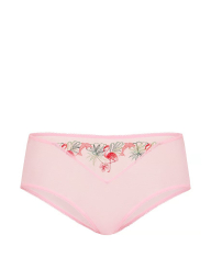Комплект білизни з вишивкою Victoria's Secret Pink бралетт та трусики чики 1161608644 (Рожевий S)