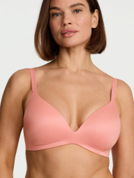Женский комплект белья Victoria's Secret бюст и трусики тонг 1161628800 (Розовый 34B/S)