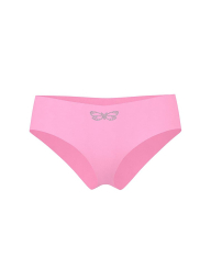 Комплект белья со стразами Victoria's Secret Pink бюст и бесшовные трусики чики 1161716481 (Розовый 36B/M)