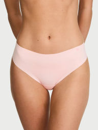 Комплект белья Victoria's Secret бюстгальтер и бесшовные трусики тонг 1161852039 (Розовый 32B/XS)