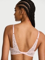 Комплект білизни Victoria's Secret бюст Push-Up та безшовні трусики бікіні 1161854058 (Рожевий 38С/L)