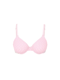 Женский комплект белья Victoria's Secret бюст Push-Up и трусики хипхаггеры 1161870764 (Розовый 36D/L)
