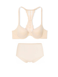 Комплект білизни Victoria's Secret бюст та трусики брифи 1161871462 (Молочний 36D/L)