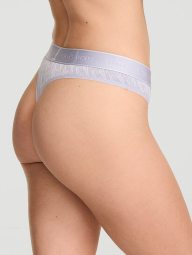 Женский комплект белья Victoria's Secret бюст и трусики тонг 1161874323 (Сиреневый 34B/M)