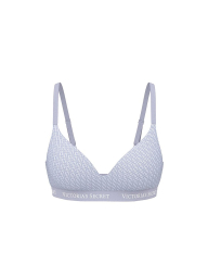 Женский комплект белья Victoria's Secret бюст и трусики тонг 1161874323 (Сиреневый 34B/M)