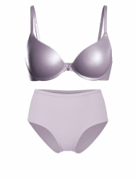Женский комплект белья Victoria's Secret бюст и трусики брифы 1161878932 (Сиреневый 34B/S)