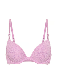 Кружевной комплект Victoria's Secret бюст Push-Up и трусики чики 1161889350 (Сиреневый 38C/L)