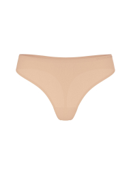 Женский комплект белья Victoria's Secret бюст и трусики тонг 1161889442 (Бежевый 32C/S)