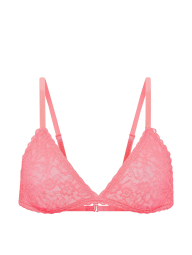 Комплект белья Victoria's Secret бралетт триангл и трусики тонг 1161994433 (Розовый M)