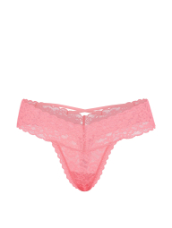 Комплект белья Victoria's Secret бралетт триангл и трусики тонг 1161994433 (Розовый M)