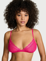 Комплект белья Victoria's Secret бралетт триангл и трусики тонг 1162055229 (Розовый XL)
