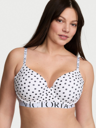 Жіночий комплект білизни Victoria's Secret бюстгальтер та трусики тонг 1162057998 (Білий 34С/M)