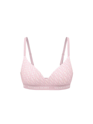 Женский комплект белья Victoria's Secret бюст и трусики хипхаггеры 1162063600 (Розовый 34B/M)