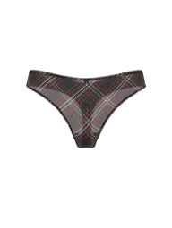 Комплект белья Victoria's Secret бюст и трусики тонг 1162066643 (Черный 34B/S)