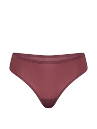 Женский комплект белья Victoria's Secret бюст и трусики тонг 1162134183 (Розовый 34D/M)