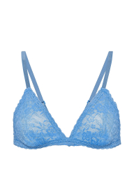 Комплект белья Victoria's Secret бралетт триангл и трусики тонг 1162143554 (Голубой L)