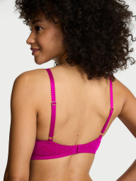 Комплект білизни Victoria's Secret бюст та трусики тонг 1162176317 (Рожевий 36C/M)