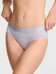 Женский комплект белья Victoria's Secret бюст Push-Up и трусики хипхаггеры 1162193280 (Голубой 38C/XL)