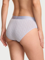 Женский комплект белья Victoria's Secret бюст Push-Up и трусики хипхаггеры 1162193280 (Голубой 38C/XL)