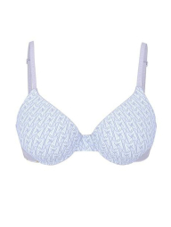 Женский комплект белья Victoria's Secret бюст Push-Up и трусики хипхаггеры 1162193280 (Голубой 38C/XL)