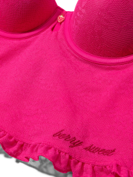 Комплект білизни Victoria's Secret Pink корсетний топ та трусики чики 1162197981 (Рожевий XL)