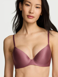 Жіночий комплект білизни Victoria's Secret погруддя та трусики тонг 1162235351 (Рожевий 34A/XS)