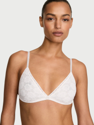 Мереживний комплект білизни Victoria's Secret бюст триангл і трусики брифи 1162256532 (Молочний XXL)