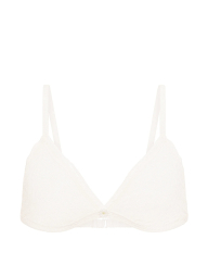 Мереживний комплект білизни Victoria's Secret бюст триангл і трусики брифи 1162256532 (Молочний XXL)
