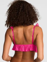 Комплект белья с вышивкой Victoria's Secret Pink бралетт и трусики чики 1162293644 (Розовый XXL)
