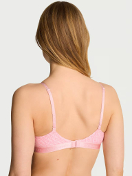 Женский комплект белья Victoria's Secret бюст и трусики тонг 1162322298 (Розовый 38C/XL)