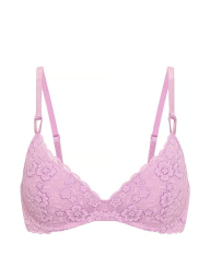 Кружевной комплект Victoria's Secret бюст Push-Up и трусики чики 1162337769 (Сиреневый 38B/L)