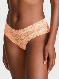 Кружевной комплект Victoria's Secret бюст Push-Up и трусики чики 1162385664 (Оранжевый 34A/S)