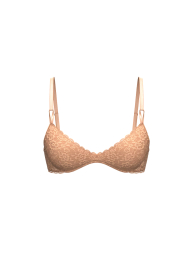 Кружевной комплект Victoria's Secret бюст Push-Up и трусики чики 1162386387 (Оранжевый 38D/L)