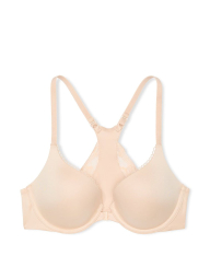Комплект белья Victoria's Secret бюст Push-Up и трусики тонг 1162465382 (Бежевый 32C/S)
