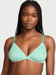 Комплект белья Victoria's Secret бралетт триангл и трусики тонг 1162500874 (Бирюзовый L)