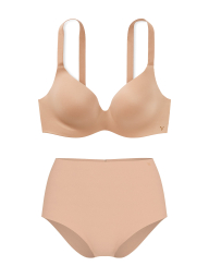 Женский комплект белья Victoria's Secret бюст и трусики брифы 1162695066 (Бежевый 44C/XXL)