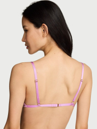 Комплект белья с кружевом Victoria's Secret бралетт триангл и трусики тонг 1162701051 (Розовый XL)