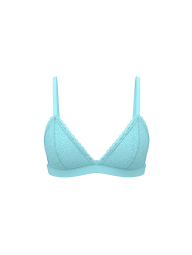 Комплект білизни Victoria's Secret бралетт триангл та трусики брифи 1162712722 (Блакитний XXL)
