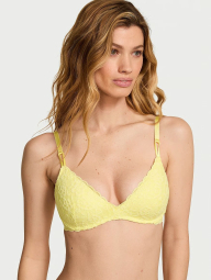Кружевной комплект Victoria's Secret бюст Push-Up и трусики чики 1162772631 (Желтый 38D/XL)