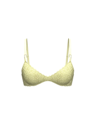 Кружевной комплект Victoria's Secret бюст Push-Up и трусики чики 1162772631 (Желтый 38D/XL)