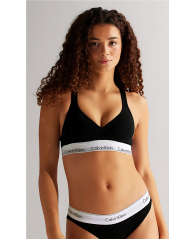 Комплект білизни Calvin Klein бралетт топ та трусики бікіні 1162864248 (Чорний XL)