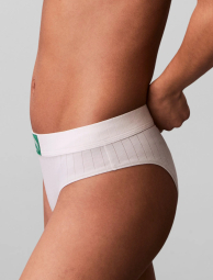 Женский комплект белья Calvin Klein бралетт триангл и трусики бикини 1162877241 (Молочный M)