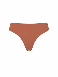 Комплект белья Victoria's Secret бюстгальтер и трусики тонг 1162872938 (Коричневый 34D/M)