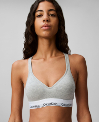 Комплект белья Calvin Klein бралетт топ и трусики бикини 1162879060 (Серый XL)