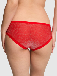 Комплект белья Victoria's Secret Pink бюстгальтер Push-up и трусики хипхаггеры 1162909880 (Красный 34A/XS)