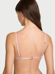 Комплект білизни Victoria's Secret бралетт триангл та трусики тонг 1162991630 (Рожевий L)