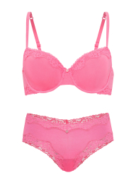 Комплект білизни Victoria's Secret бюст та трусики чики 1163024255 (Рожевий 34B/S)