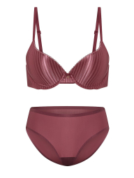 Женский комплект белья Victoria's Secret бюст с Push-Up и трусики бикини 1163050202 (Розовый 34C/S)