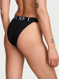 Жіночий комплект Victoria's Secret бра-топ і трусики 1163278998 (Чорний S)