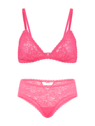 Мереживний комплект Victoria's Secret бралетт та трусики чики 1163407897 (Рожевий S)